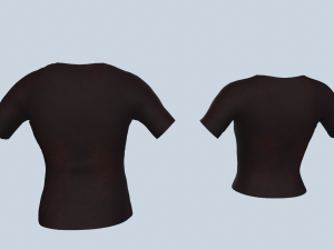 T-shirt Modelo 3D