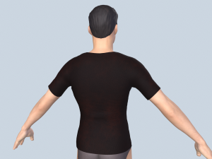 T-shirt Modelo 3D