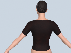T-shirt Modelo 3D