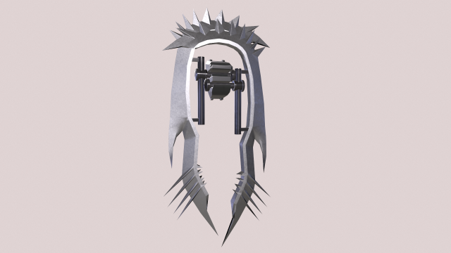 Double blades Modello 3D .c4d .max .obj .3ds .fbx .stl .blend 