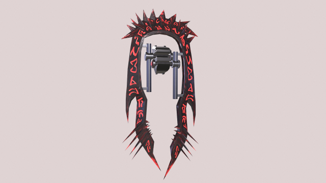 Runic double blades Modelo 3D .c4d .max .obj .3ds .fbx .stl .blend 