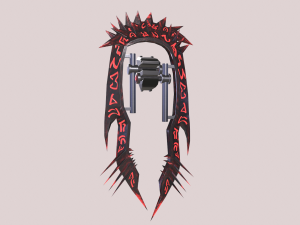 Runic double blades 3D Model
