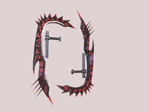 Runic double blades Modelo 3D