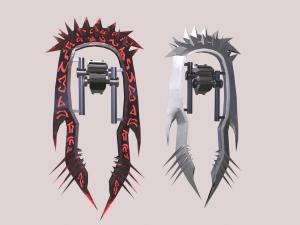 Double blades pack 3D-Modell