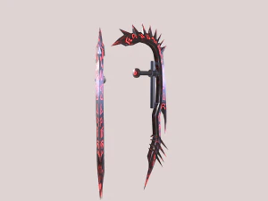 Double blades pack 3D Model