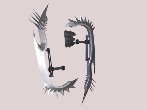 Double blades pack Modelo 3D