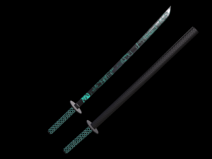Neon light katana 3D Model