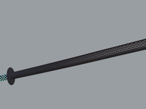 Neon light katana Modello 3D