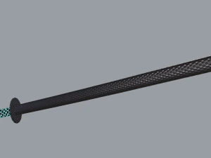 Neon light katana 3D Model