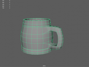 Wooden beer mug 3D मॉडल