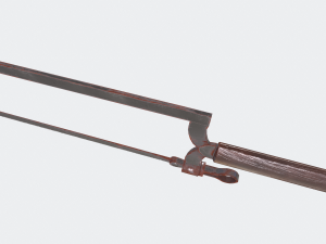 Rusty bone saw 3D Model