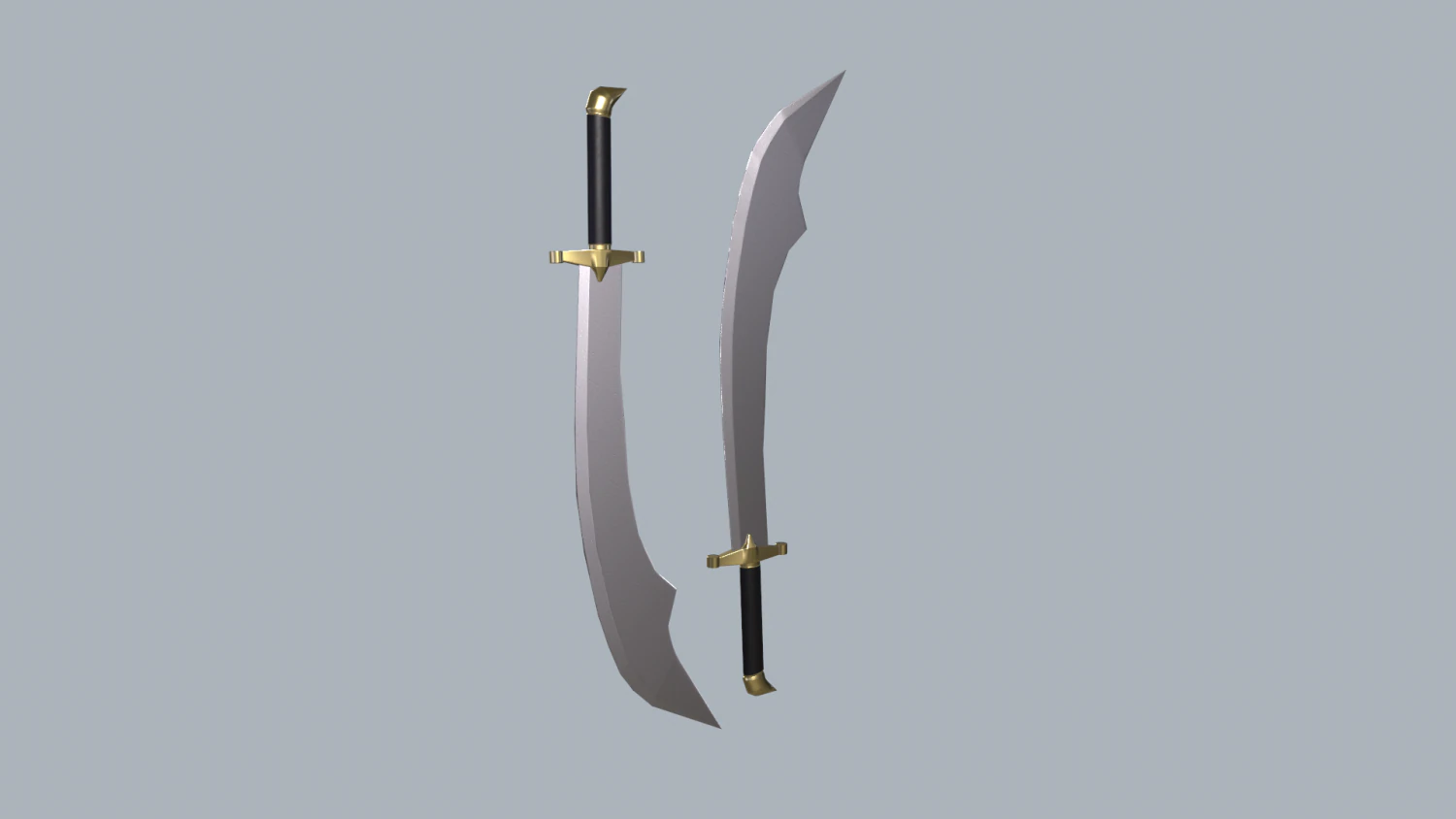 Skimitar 3D Model .c4d .max .obj .3ds .fbx .stl .blend 
