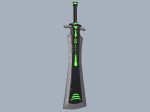Neon blade Model 3D