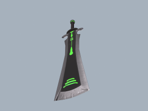 Neon blade Model 3D