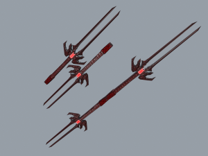 Double Blades Modello 3D