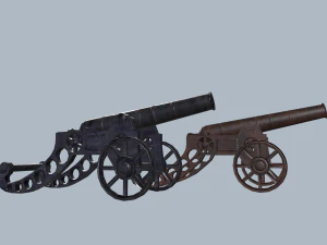 Meriam 2 versi Model 3D