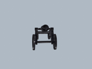 Cannon 2 versions Model 3D