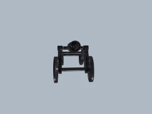 Cannon 2 versions 3D Model