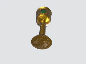 Golden goblet 3D Model