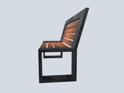 Benches pack 3D 模型