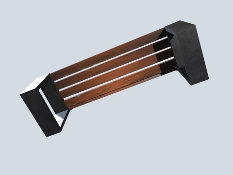 Benches pack 3D 模型