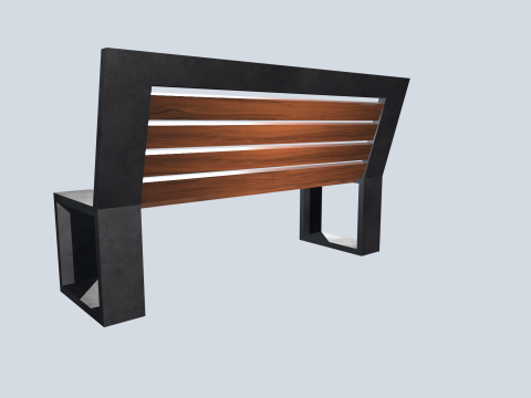 Benches pack 3D 模型