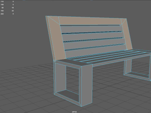 Benches pack 3D Model