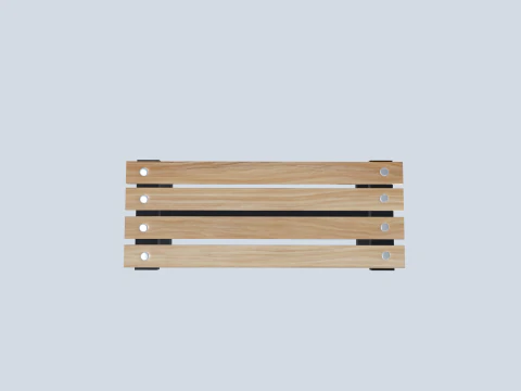 Benches pack 3D Model