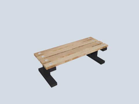 Benches pack 3D Model
