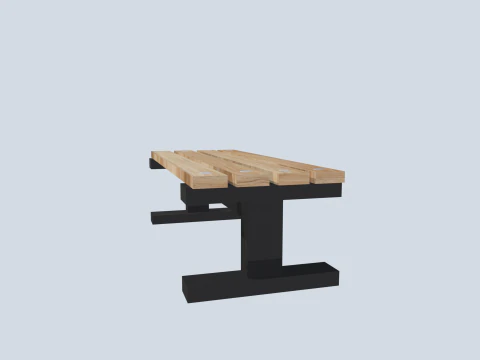 Benches pack 3D Model