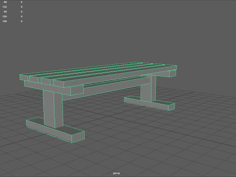 Benches pack 3D Model
