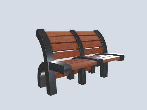 Benches pack 3D 模型