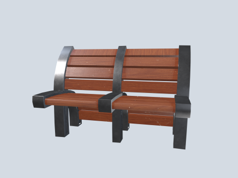 Benches pack 3D 模型