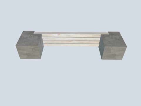 Benches pack 3D 模型