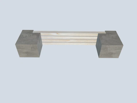 Benches pack 3D Model