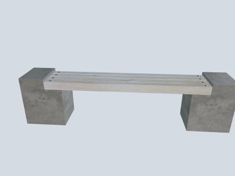 Benches pack 3D 模型