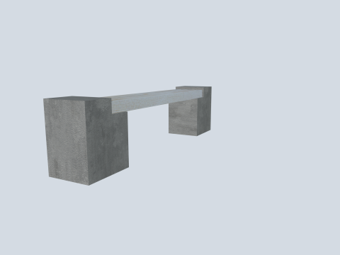 Benches pack 3D 模型