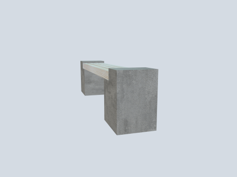 Benches pack 3D 模型