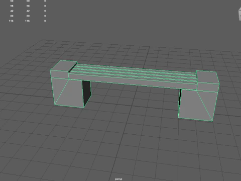 Benches pack 3D Model
