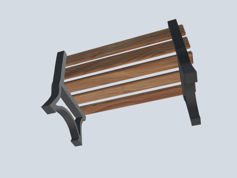 Benches pack 3D 模型