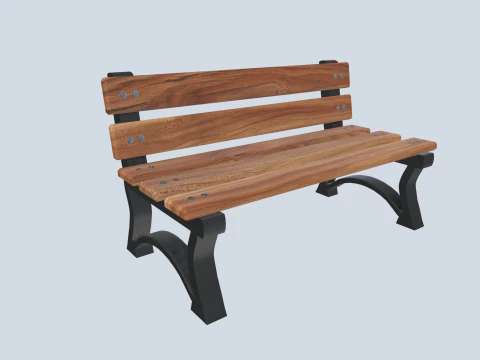 Benches pack 3D Model