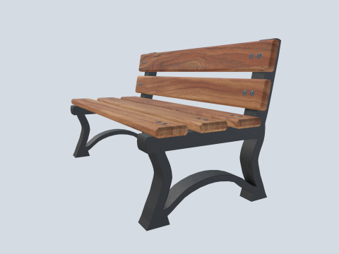 Benches pack 3D 模型