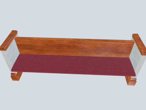 Benches pack 3D 模型