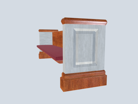 Benches pack 3D 模型