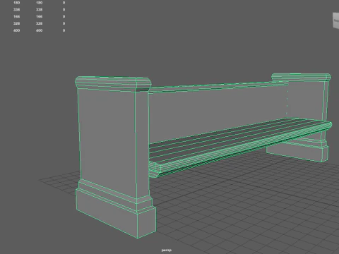 Benches pack 3D Model