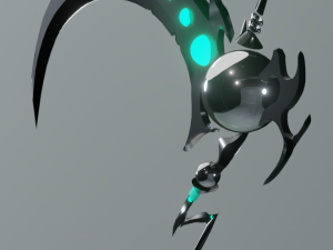 Game Weapon Model Reapers Scythe 3D मॉडल