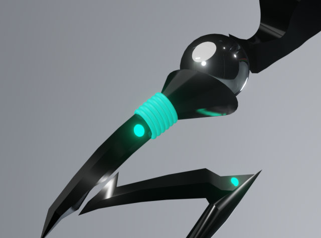 Game Weapon Model Reapers Scythe 3D Model in SCI-FI 3DExport