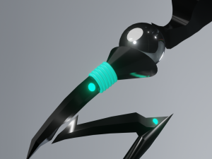 Game Weapon Model Reapers Scythe 3D मॉडल