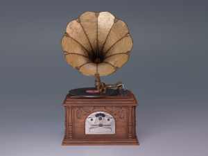 Gramophone 3D Модель