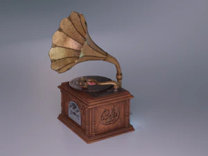 Grammofono Modello 3D
